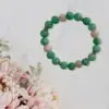 bracelet amazonite et quartz rose-massage et plénitude Esther Massage et plénitude