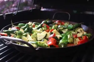Plat de légumes